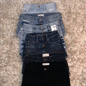 BUNDLE: 7 Pairs of Jean Shorts